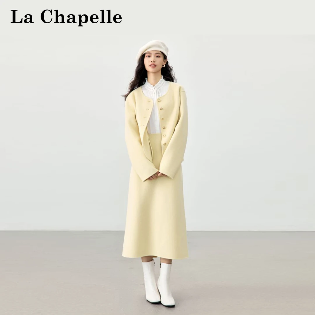 La Chapelle/拉夏贝尔新款雅典风简约百搭温柔气质时尚套装