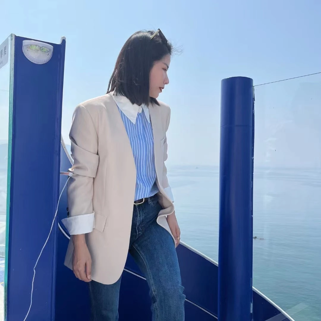 定制经典款升级系带西装#10048