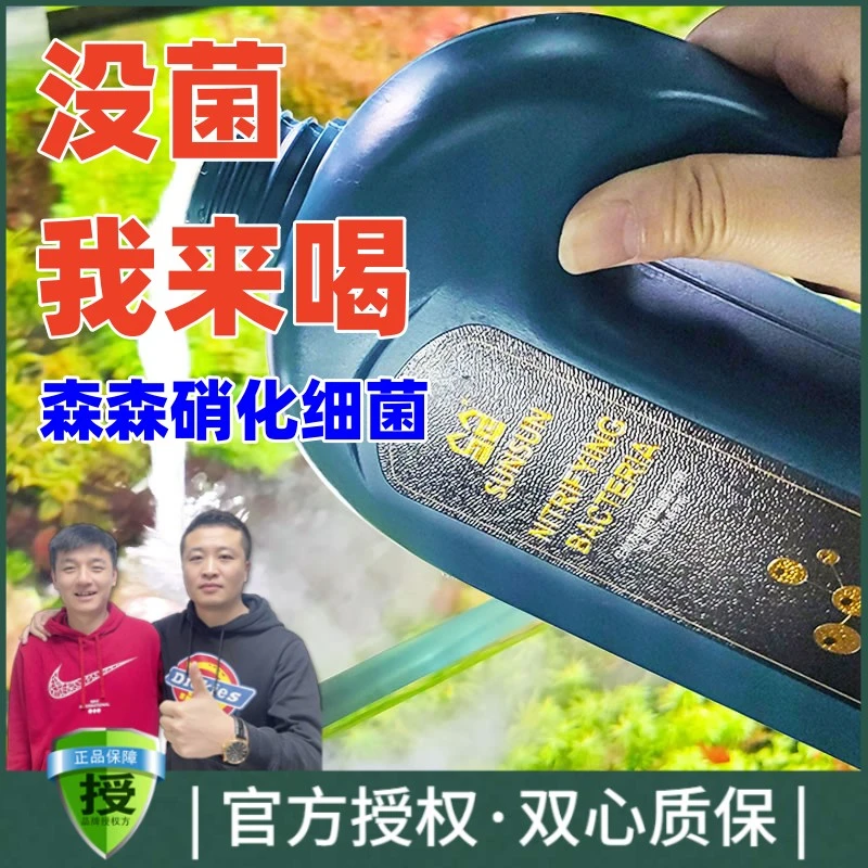 森森硝化细菌降解氨氮鱼缸净水剂养鱼鱼缸用水族功能优选活菌水族