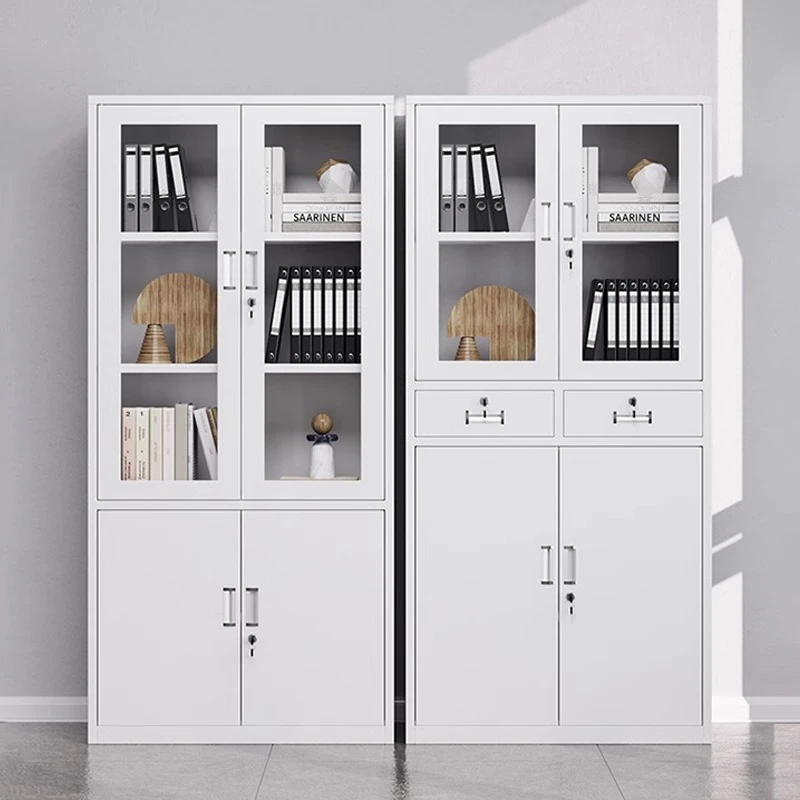 钢制办公室文件柜铁皮柜子档案柜会计资料柜财务凭证带锁储物书柜