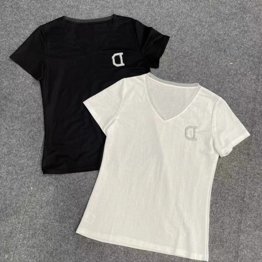 8802【达人推荐款】短袖T恤D字母半袖百搭小衫