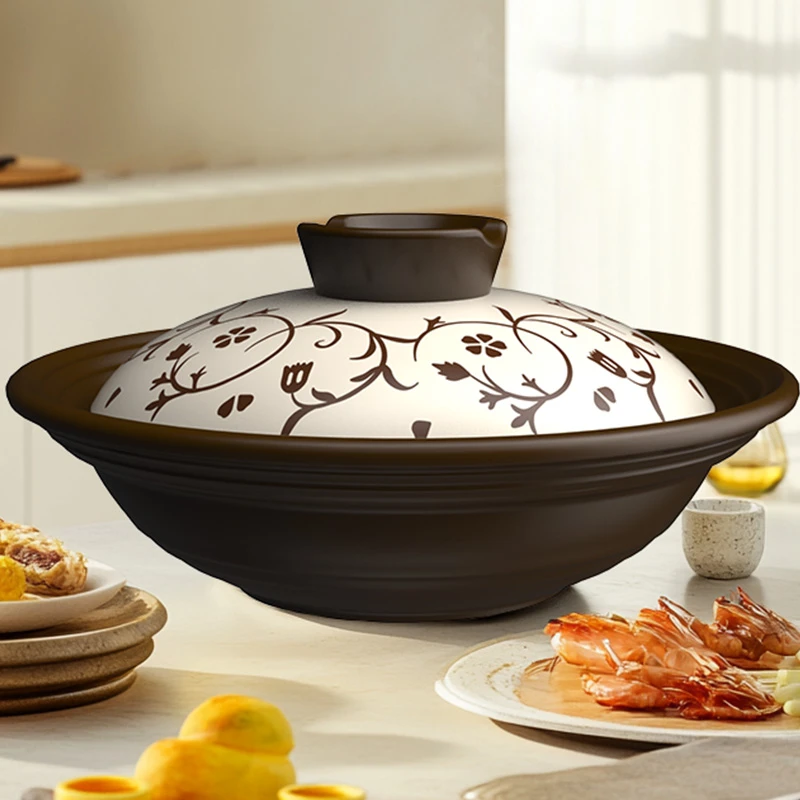 【富贵缠枝】康舒耐高温干烧不裂煲仔炒菜火锅陶瓷砂锅