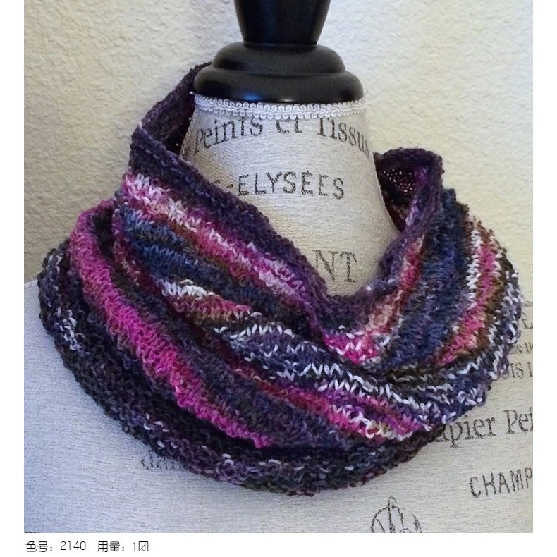 KA 【小围巾成品】羊毛线手工钩织