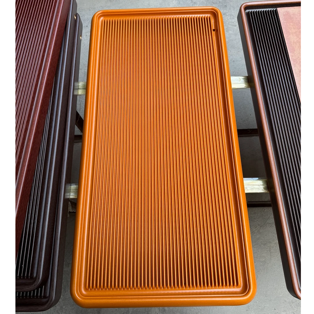 六公分橙金龙纹电木茶盘