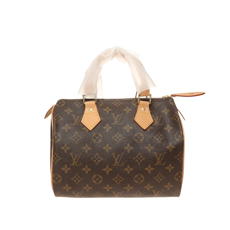 95新 LouisVuitton/路易威登 灵灵子老花帆布SPEEDY25女士手提包
