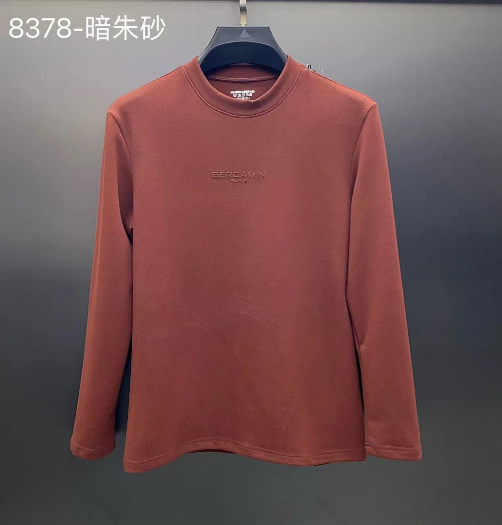 男士保暖打底衣4-8378冬季保暖舒适德绒打底衣百搭T恤上衣