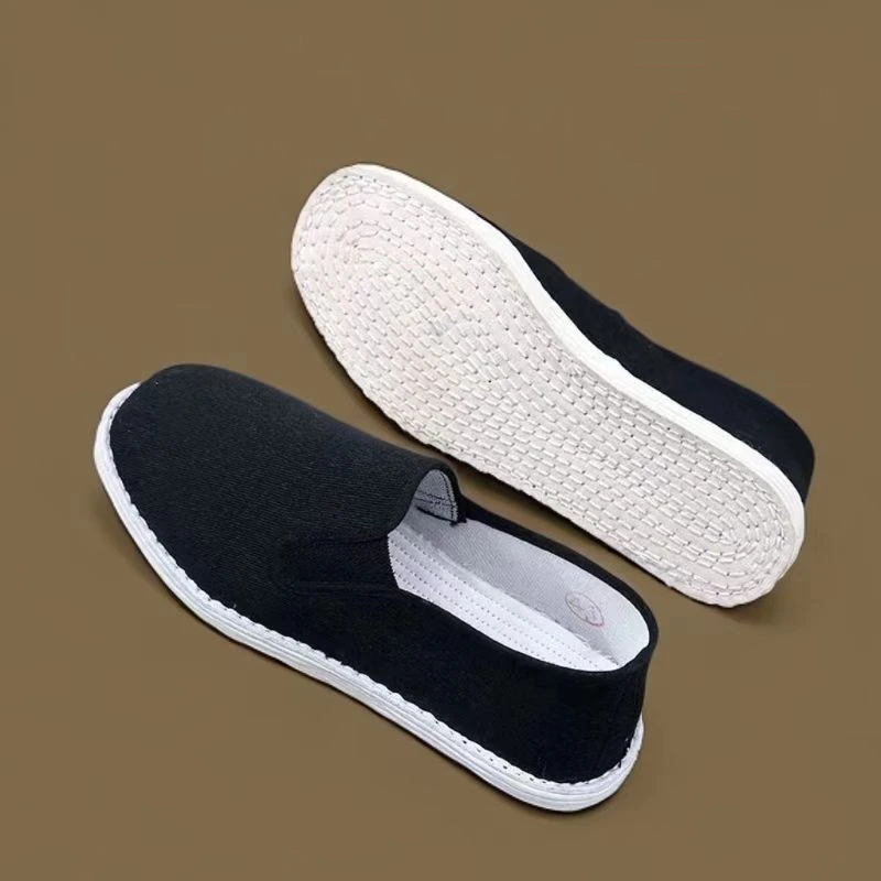 传统布鞋老北京布鞋男款男士纯布底千层底透气防滑中老年爸爸鞋