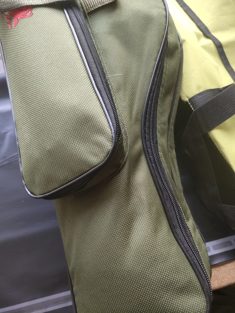 微瑕90厘米肚包二层竿包颜色随机渔具包