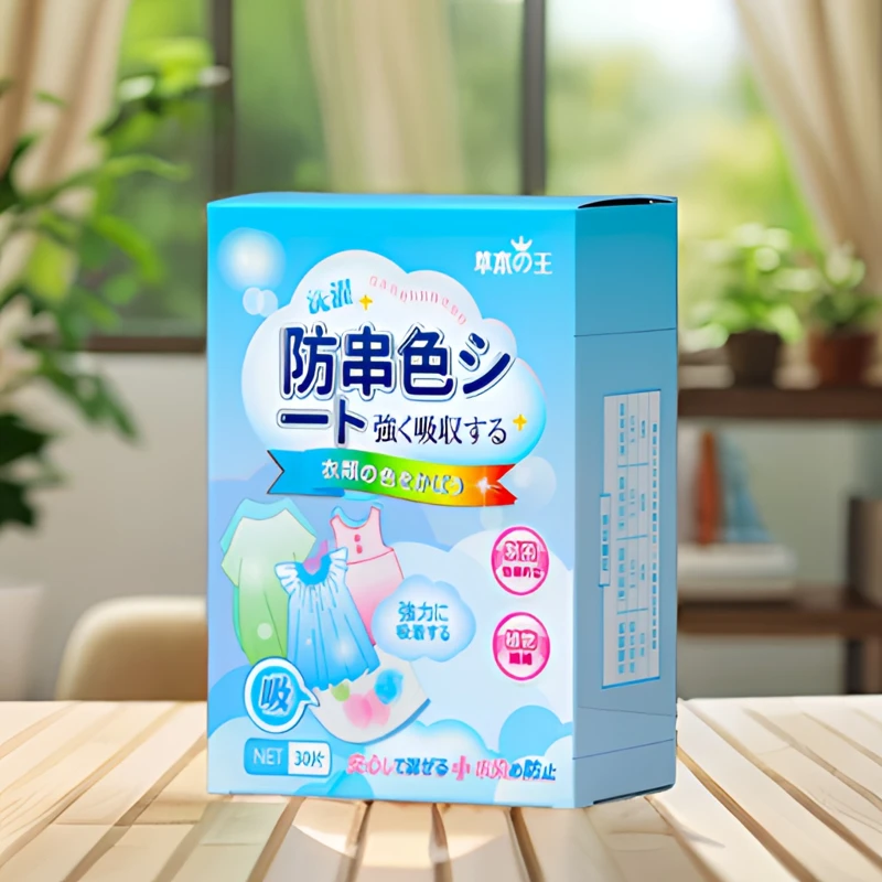 防串色洗衣吸色片洗衣机混洗吸色护色洗衣神器衣物防串染色纸家用