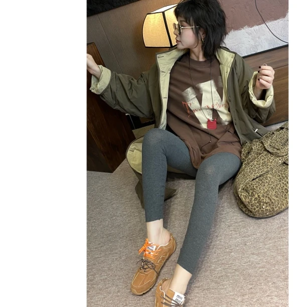 HY1987韩版宽松大码W字母显瘦短袖T恤百搭ins休闲圆领