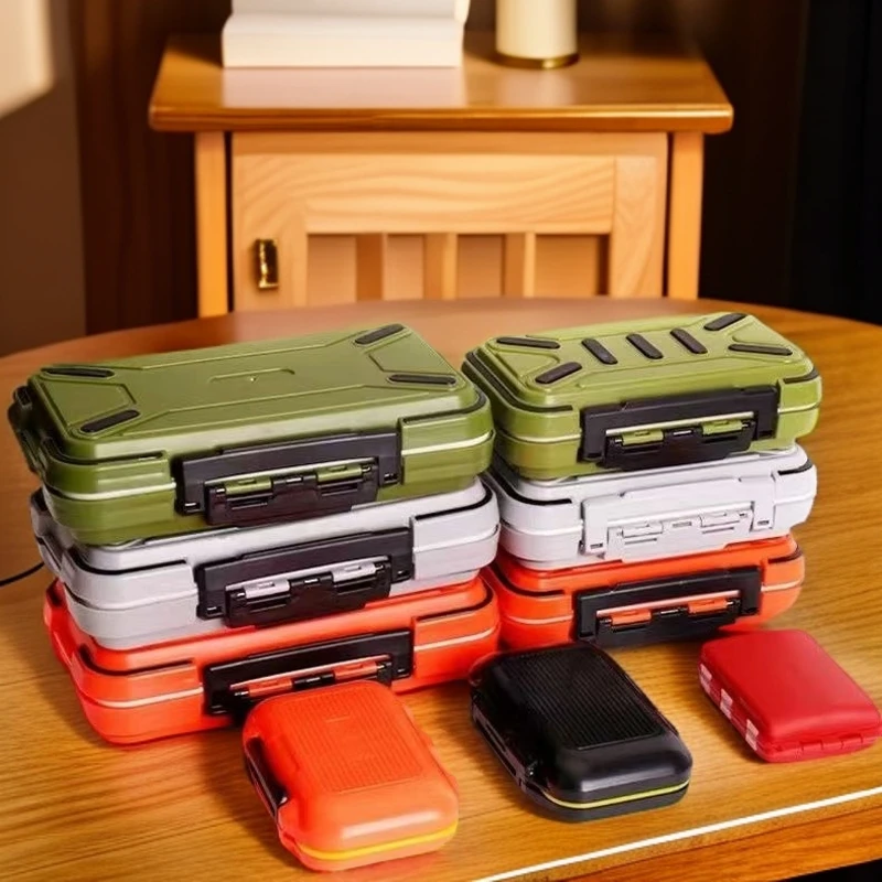 路亚饵盒钓鱼配件盒防水路亚盒漂浮工具盒鱼钩收纳盒中号可拆卸