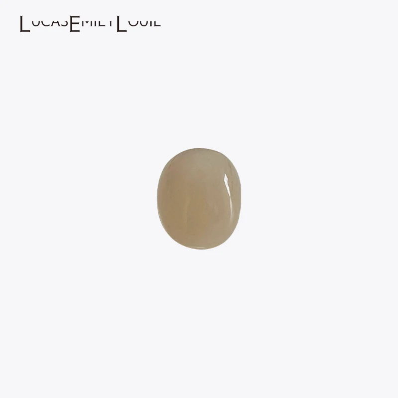 非金属树脂戒指 LUCASEMILYLOUIE 透明感圆形裸色果冻戒指230041