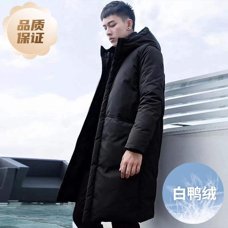 波登司羽绒服正品白鸭绒爆款户外真羽绒男款中长款反季清仓特卖处