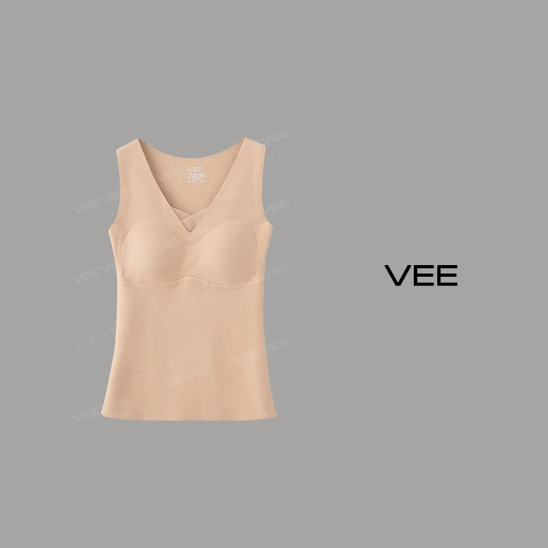 VEE【温泉背心】新款修身塑身舒适保暖秋冬打底背心