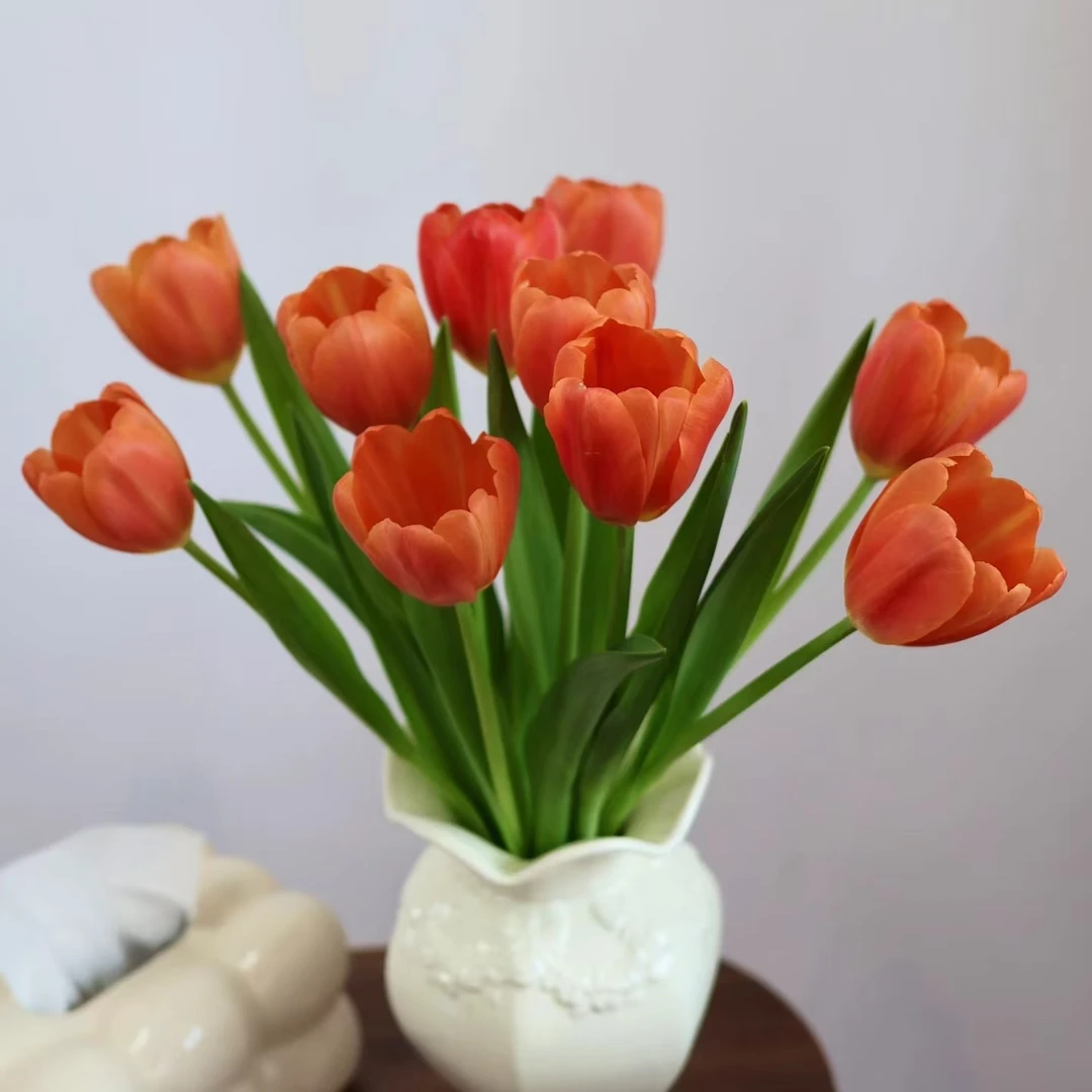 【方德】10枝方德蜜橙郁金香（长度30cm）【两单顺丰冷链或京东空运】