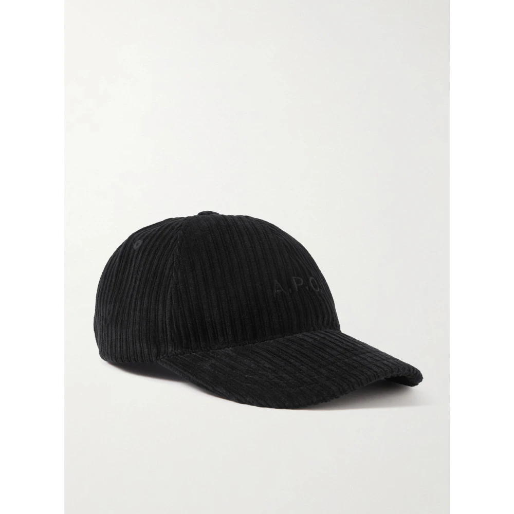 A.P.C. Charlie 品牌标志刺绣棉质灯芯绒休闲棒球帽NAP颇特