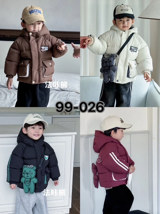 2024新款男童娃娃棉服