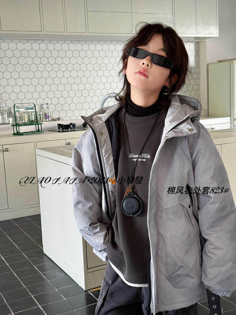 2024新款秋冬百搭男童风衣外套