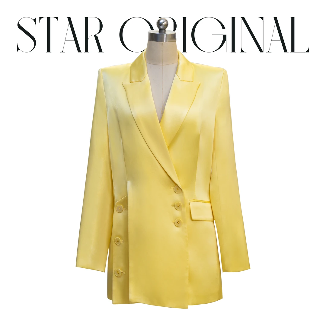 【星姐推荐】星原创高级定制【金碧辉煌】设计师款百搭轻奢西服外套