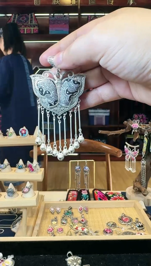 【闪购商品】苗银织绣60苗银项链