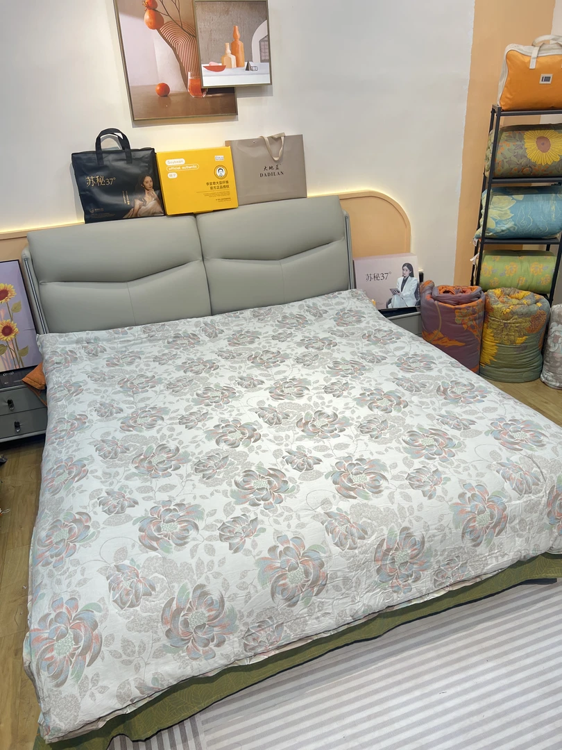 【花非花-床单】2.4*2.5米全棉色织双层纱