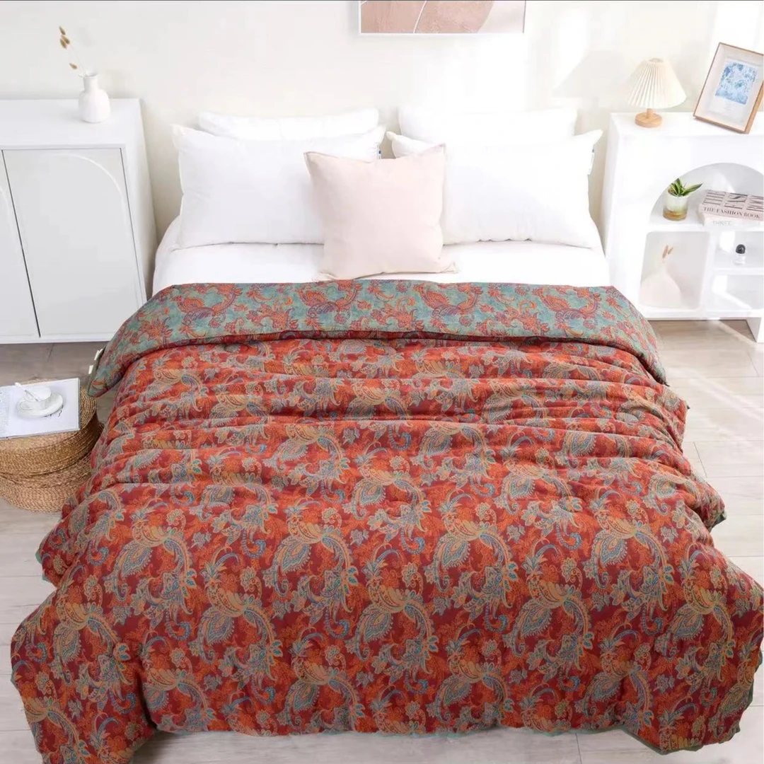 【麦斯—单人被】1.5*2.0米单人 被全棉双层纱可机洗