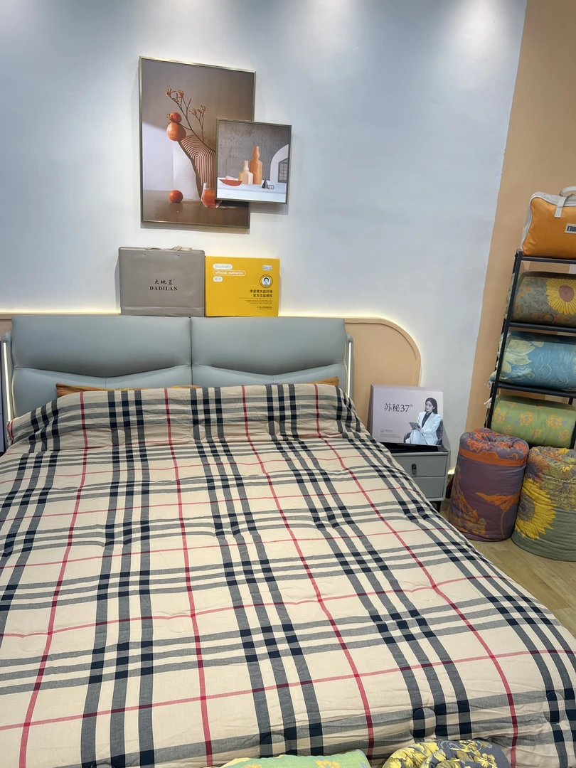 【老钱风经典格子】2*2.3全棉色织双层纱冬被可机洗