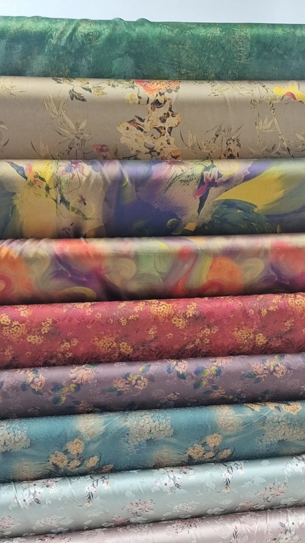 超级福利绸缎丝绸面料