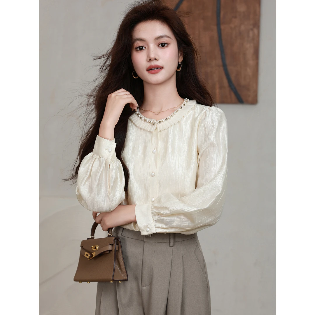 D【半岛红茶】2024秋季气质百搭衬衫1431039CP