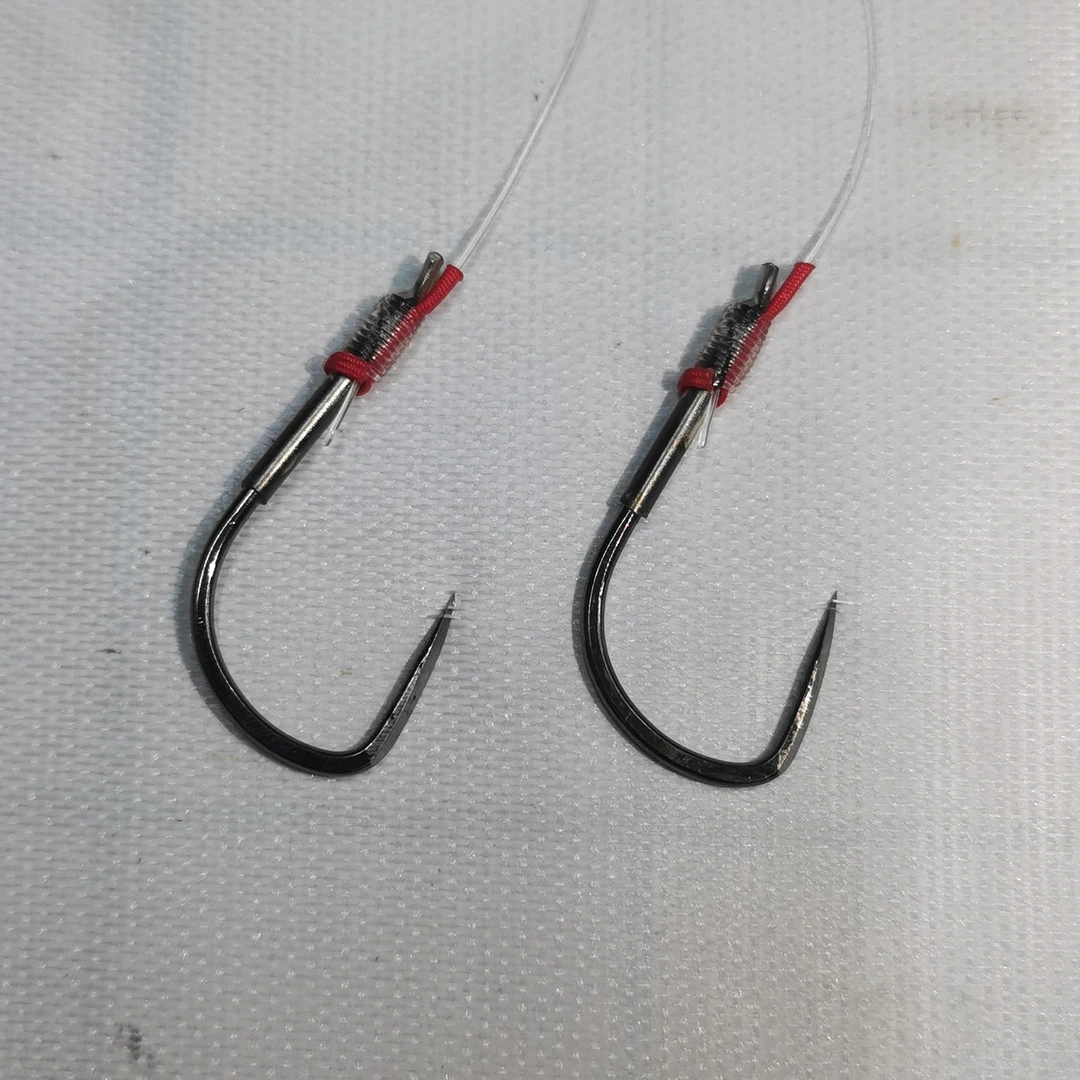 手工绑制青鱼钩，刀锋  无刺  开刃 破鳞 鱼钩