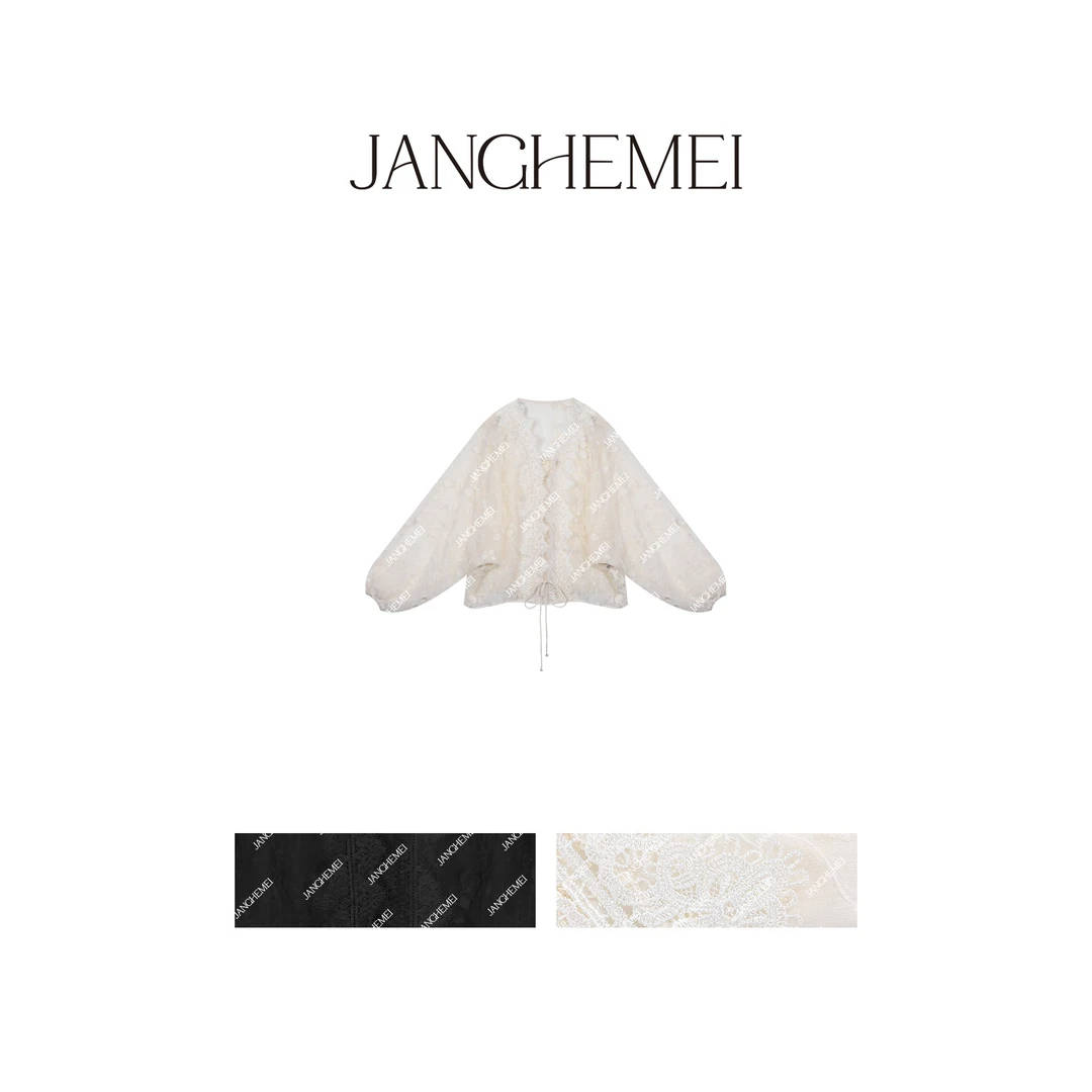 JANGHEMEI【初阳绽放】薄款微透防晒长袖外套 X19187M42