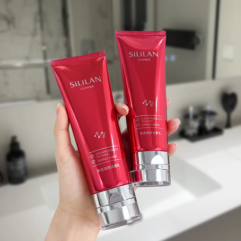 【拍1发2】斯丽兰雨生红球藻不脱妆氨基酸洗面奶深层清洁补水洁面乳