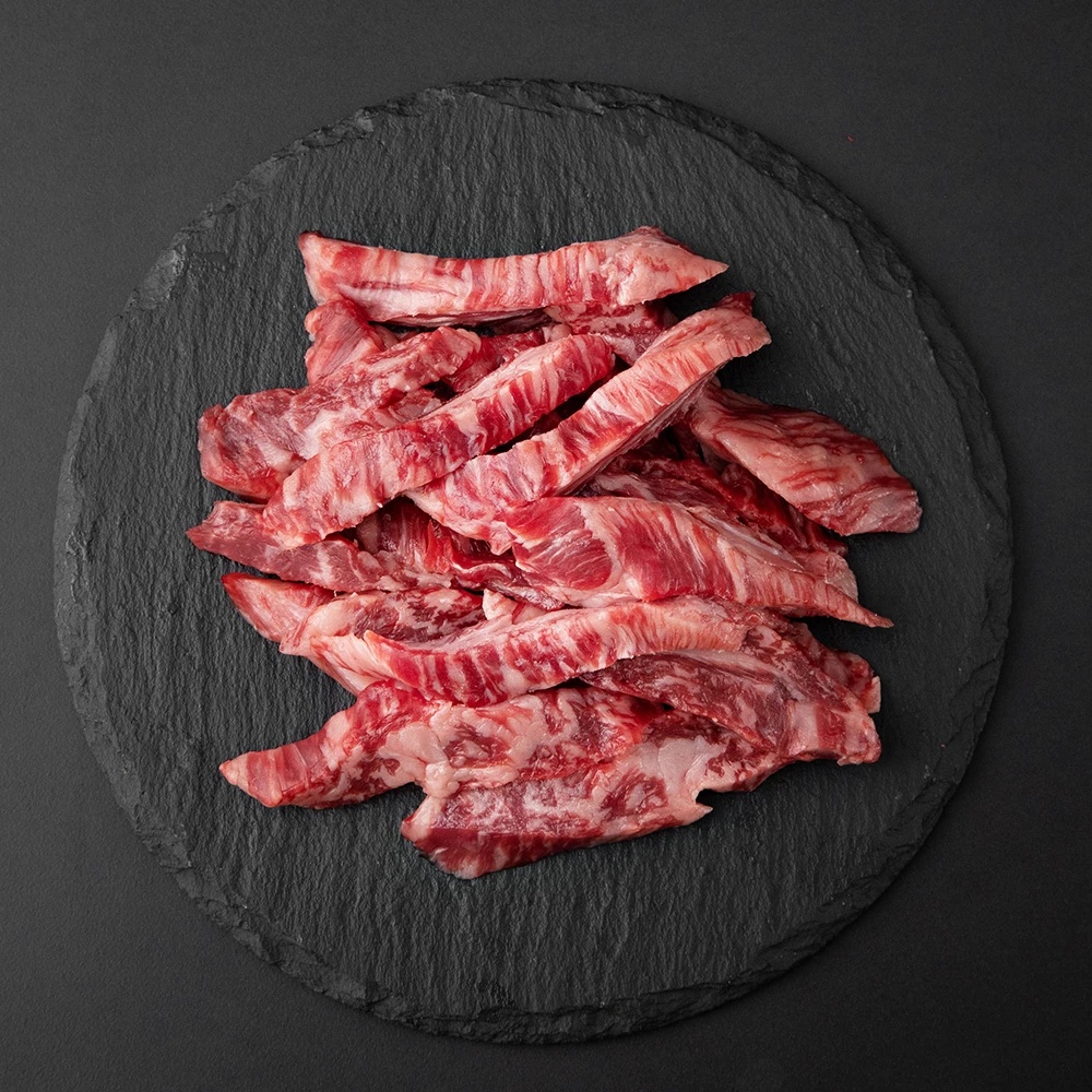 牛犁原切【高级牛肋条】排骨肉原切烤肉1000g
