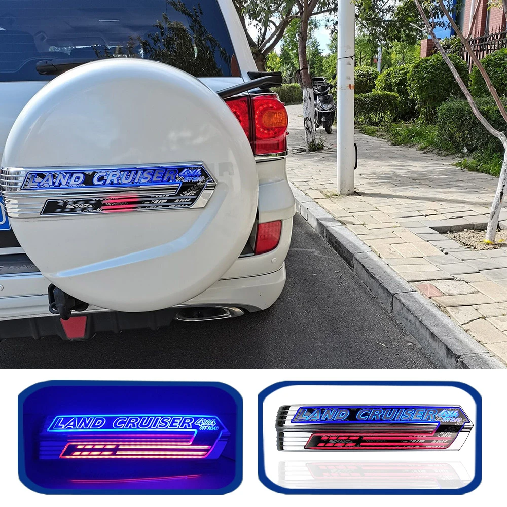 适用于兰德酷路泽备胎罩灯陆巡LC200备胎动态灯LED刹车灯后尾灯