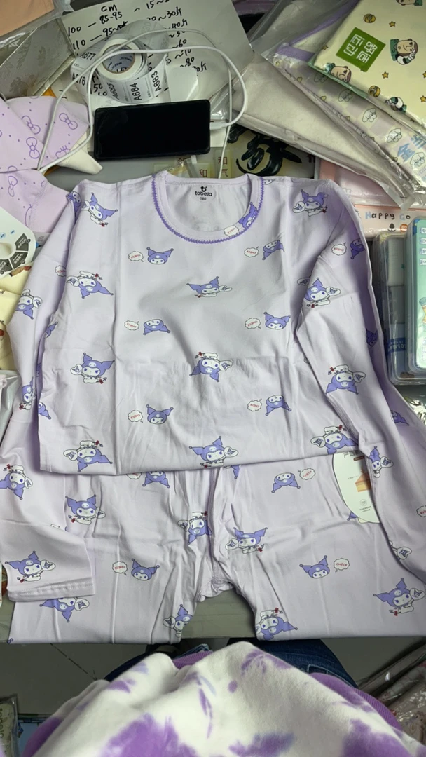 彤蓓佳春秋款新疆长绒棉莱卡大码女宝秋衣秋裤