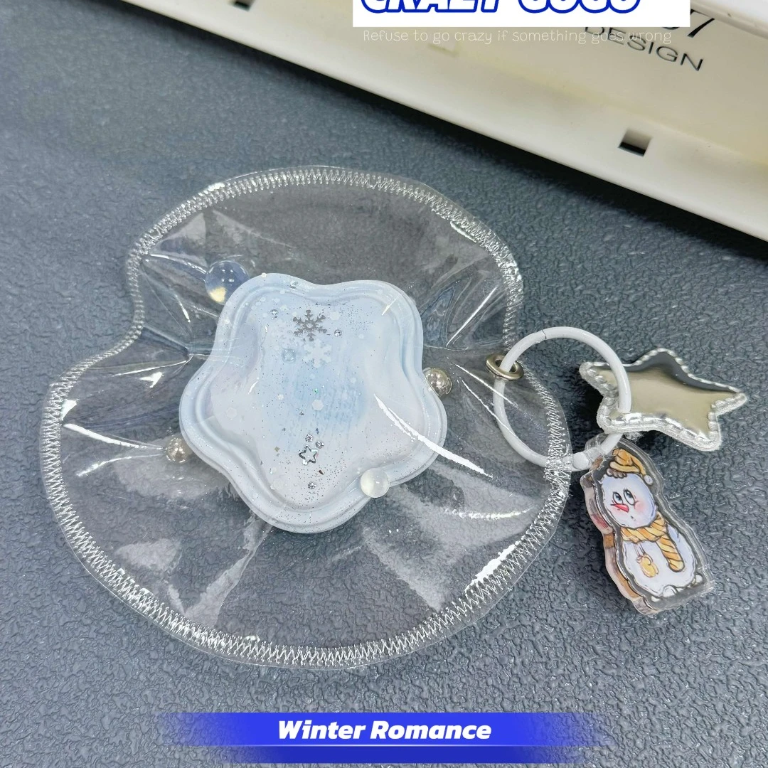 CRAZYGUGU丨Winter Romance 冰雪小星星丨手工硅胶捏捏