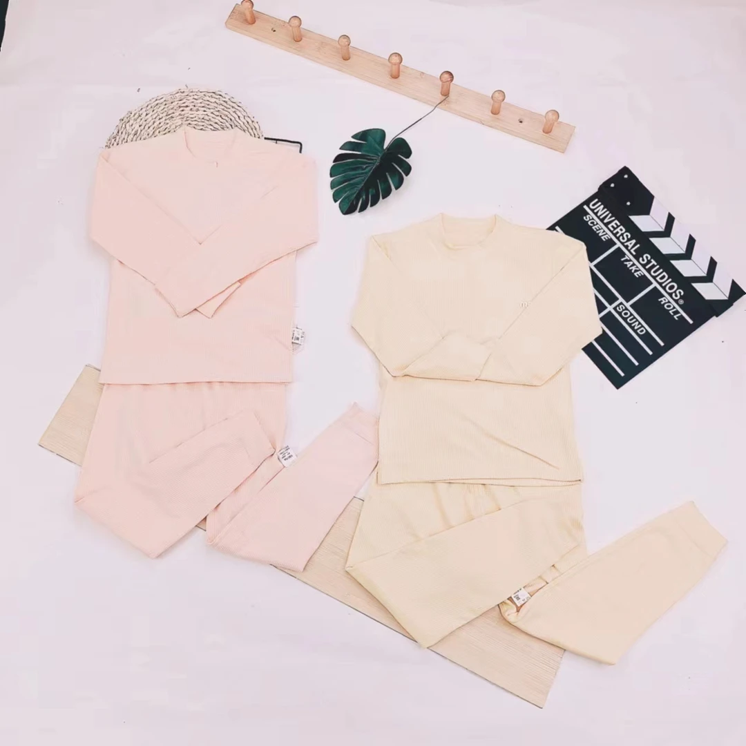 4001小童宝宝时尚休闲打底舒适春秋款长袖长裤秋衣裤秋衣套装