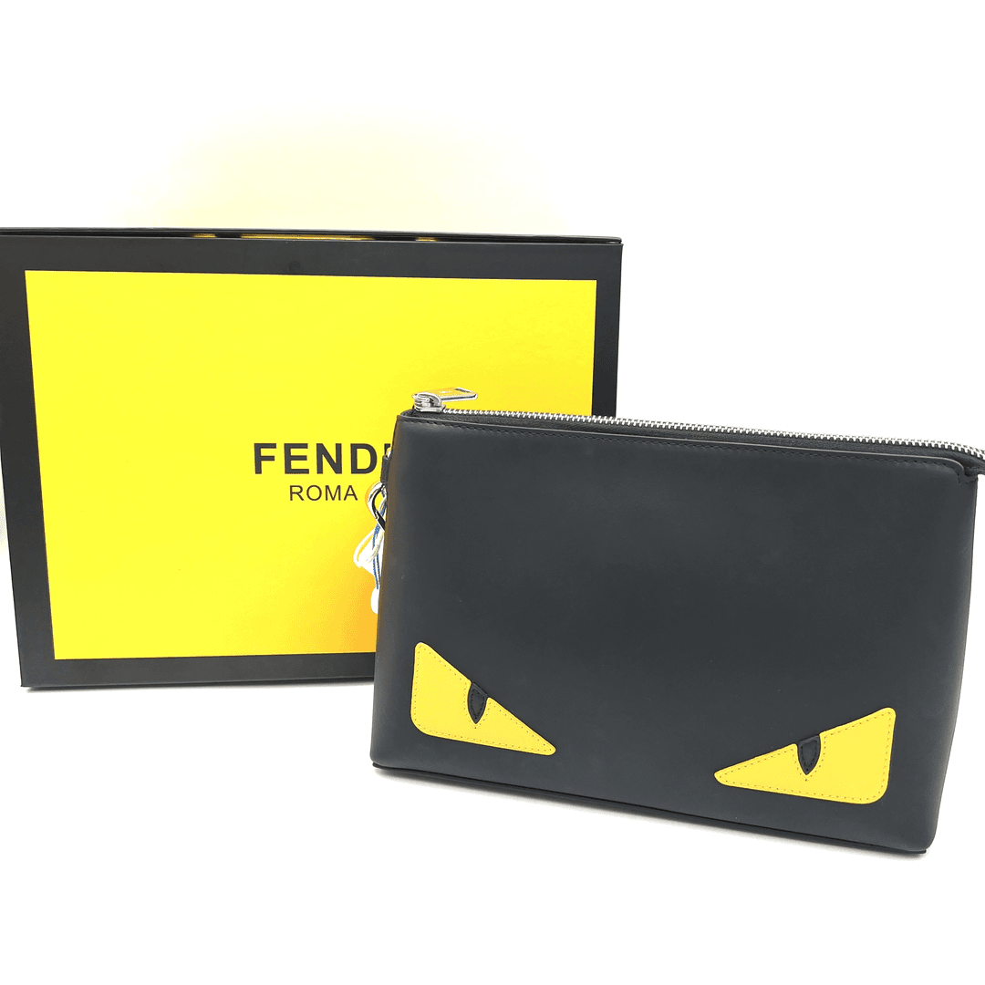 全新未使用 FENDI/芬迪 芬迪小怪兽手拿包/K311/赠钥匙扣