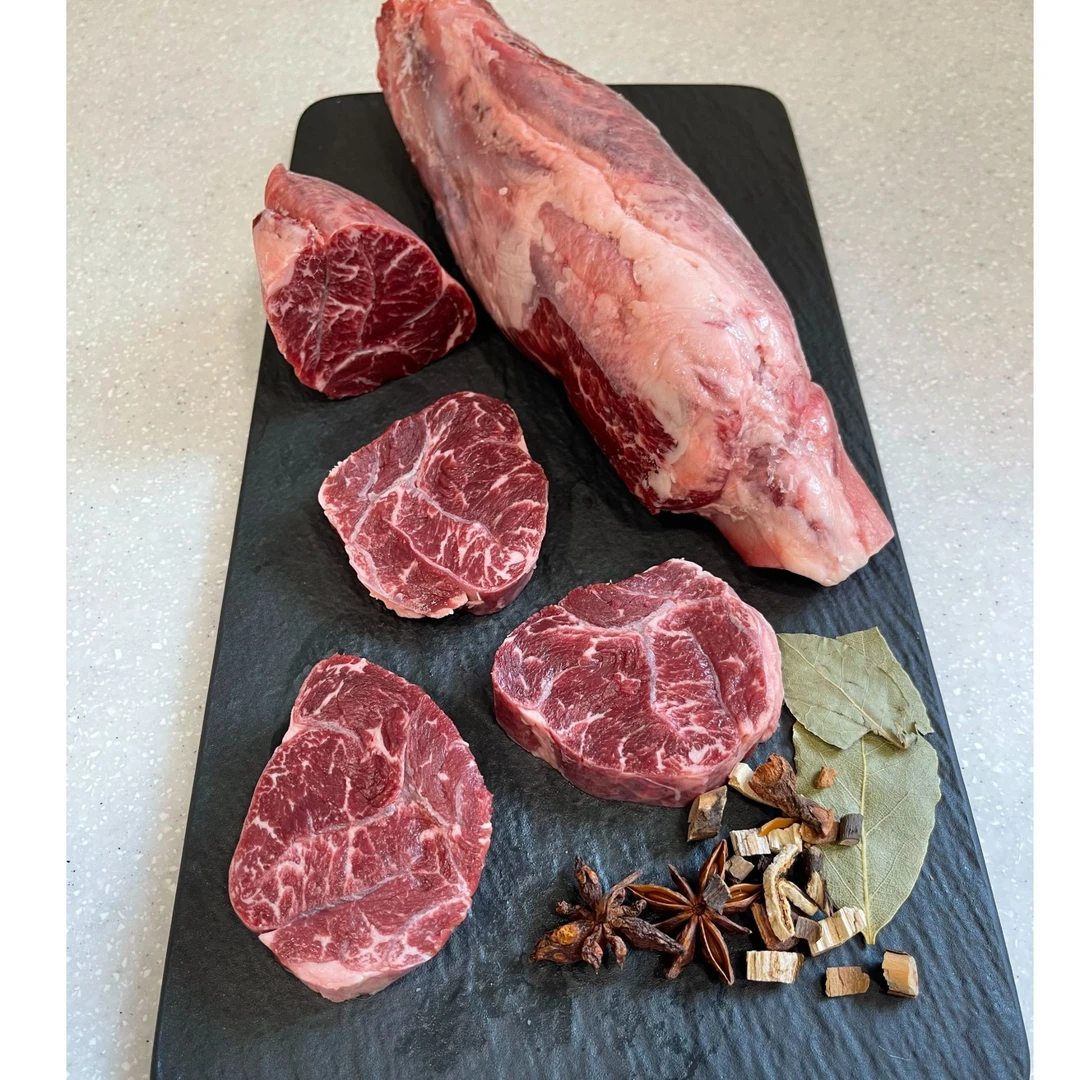 寻食猫澳洲进口谷饲和牛金钱腱五花趾奶香筋肉生鲜肉单根独立包装