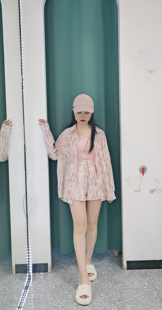 彩绘衬衫套装三件套短裤