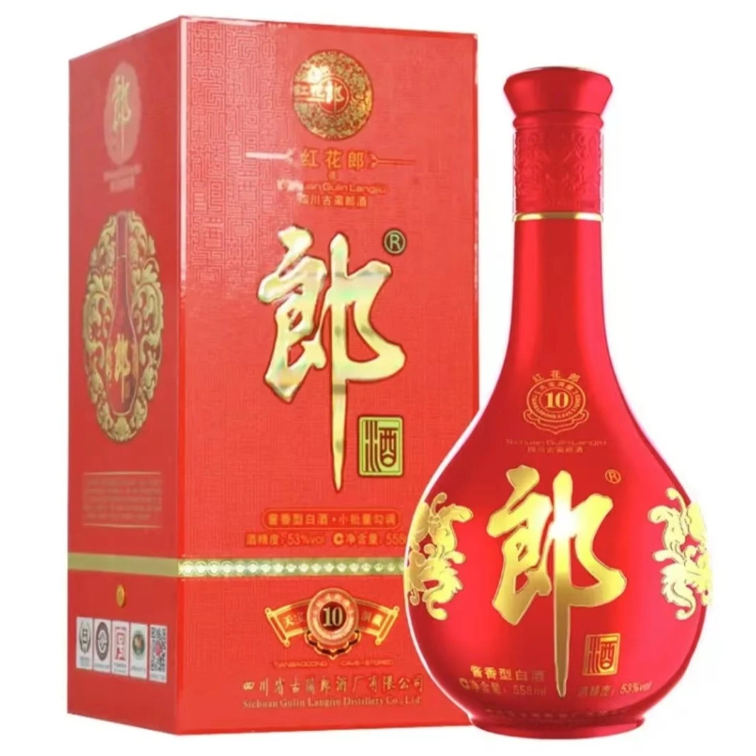 红花郎10年酱香型白酒53度500ml53度
