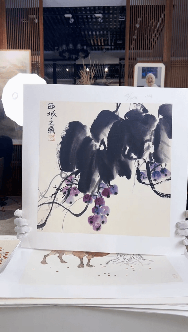 【闪购商品】绘画限量作品亲签盖章版画S