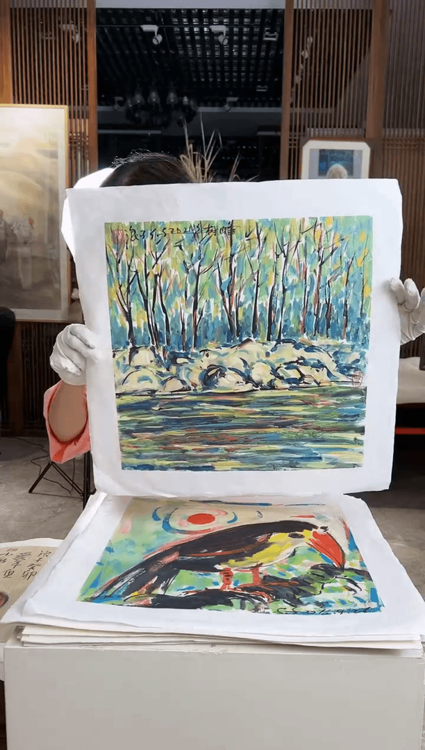 【闪购商品】绘画杨树峰老师作品亲签限量版画S