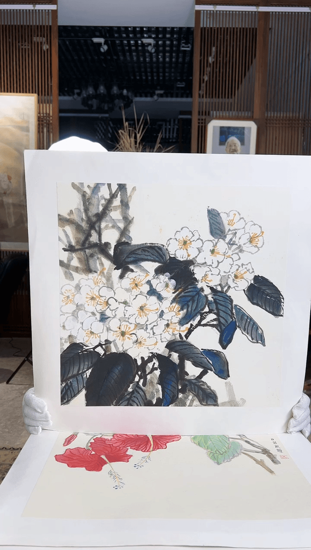 【闪购商品】绘画限量作品亲签盖章版画S
