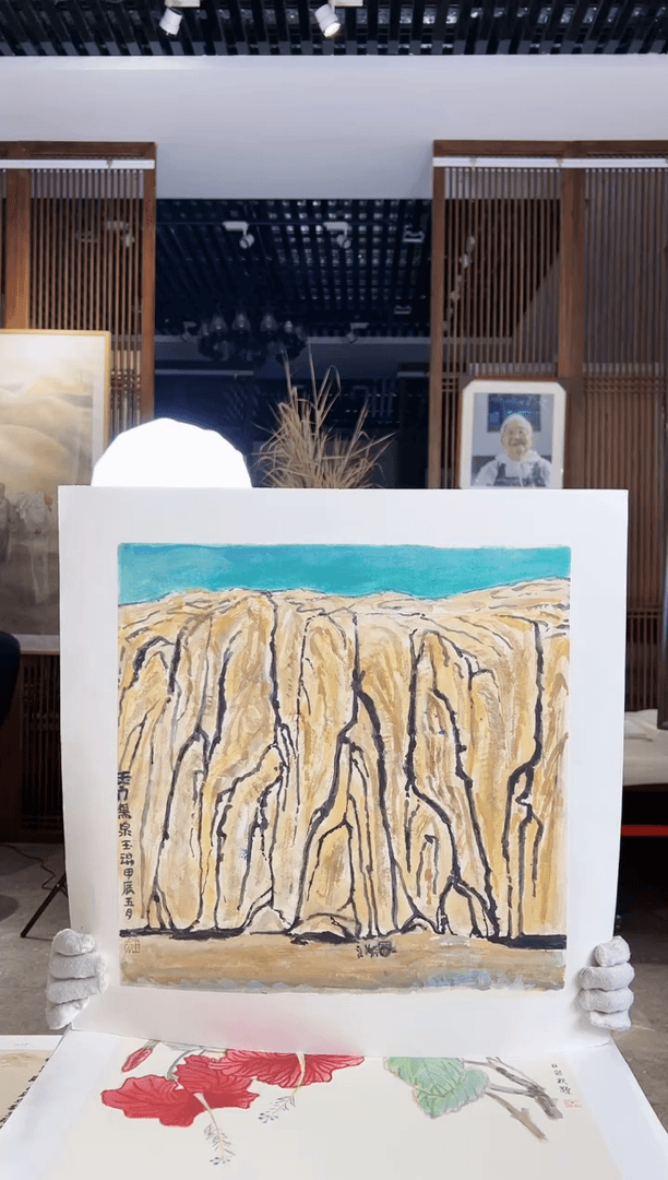 【闪购商品】绘画限量作品亲签盖章版画S