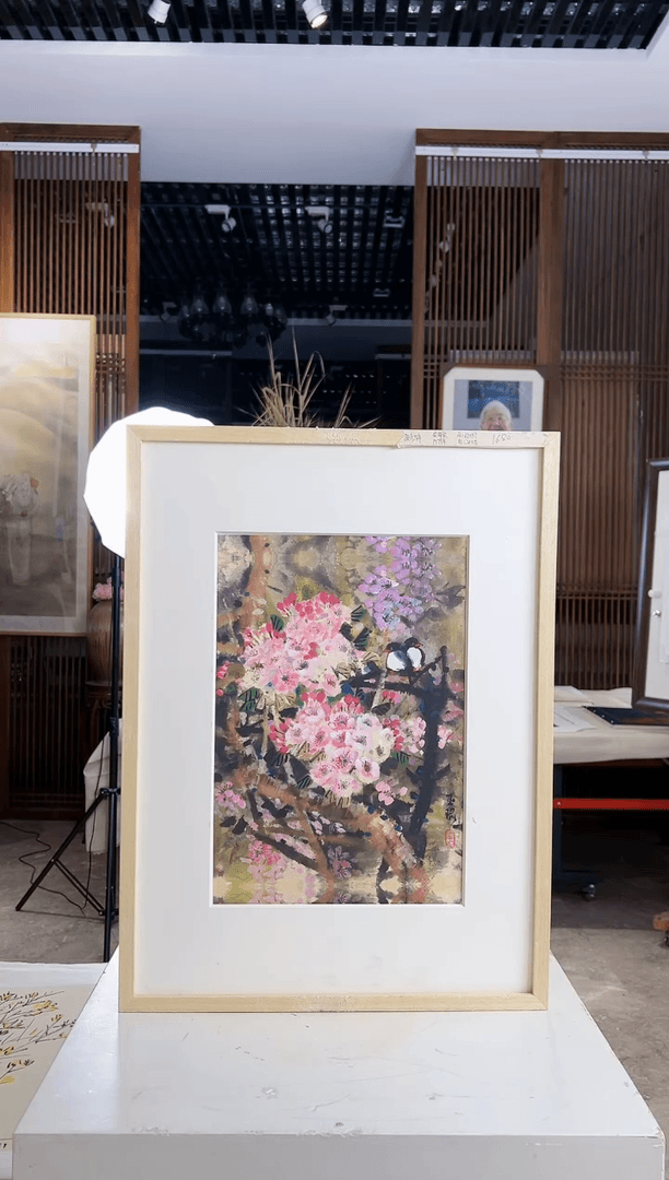 【闪购商品】绘画限量作品亲签盖章版画S