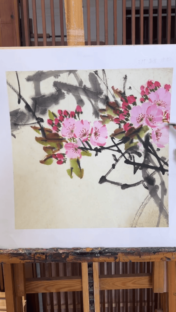 【闪购商品】绘画限量作品亲签盖章版画S
