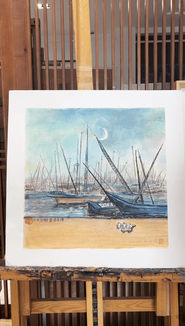 【闪购商品】绘画限量作品亲签盖章版画S