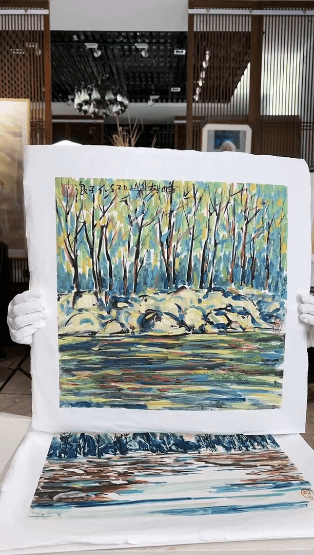【闪购商品】绘画杨树峰老师作品亲签限量版画Y