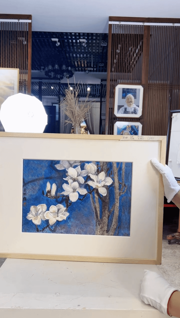 【闪购商品】绘画限量作品亲签盖章版画S